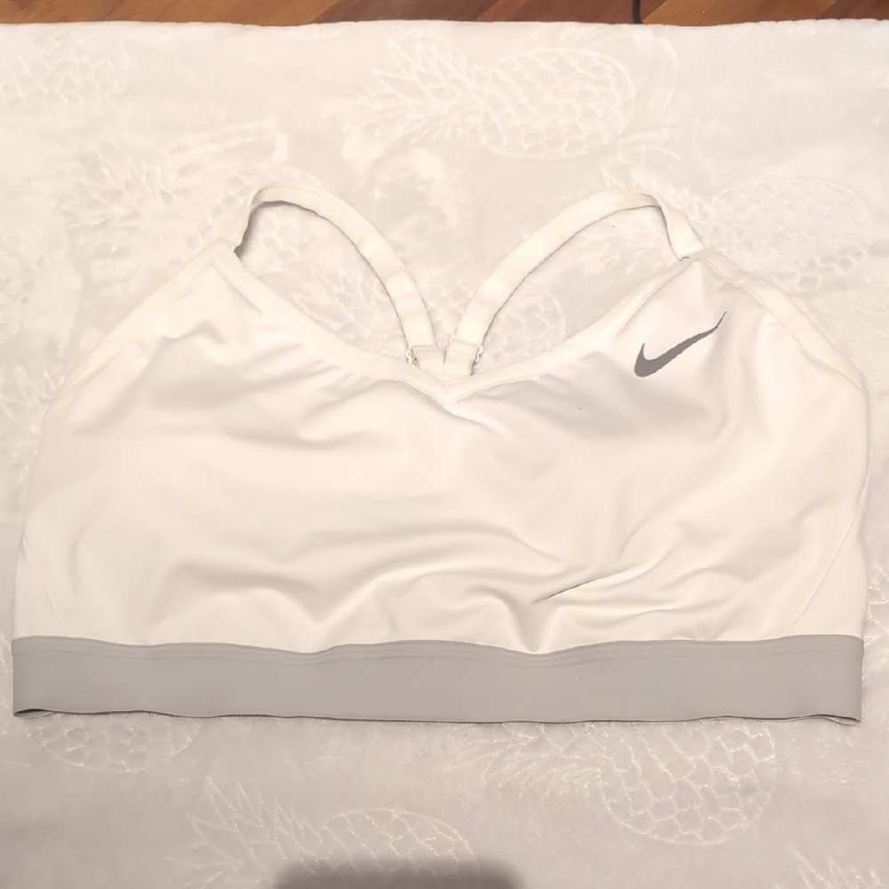 Nike Women's White Sports Bra